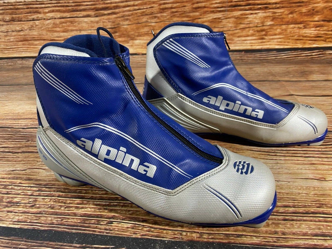 Alpina SP20 Nordic Cross Country Ski Boots Size EU44 US10.5 NNN bindings 3070
