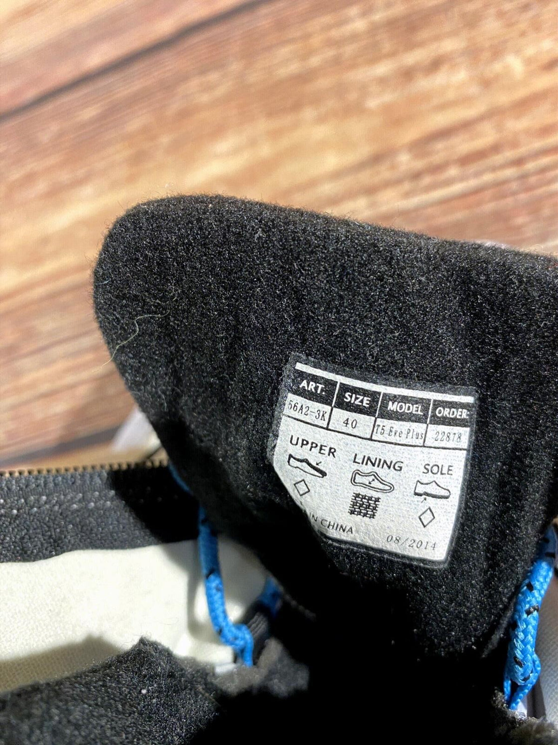 Alpina T5 Plus Nordic Cross Country Ski Boots Size EU40 US7.5 for NNN 3114