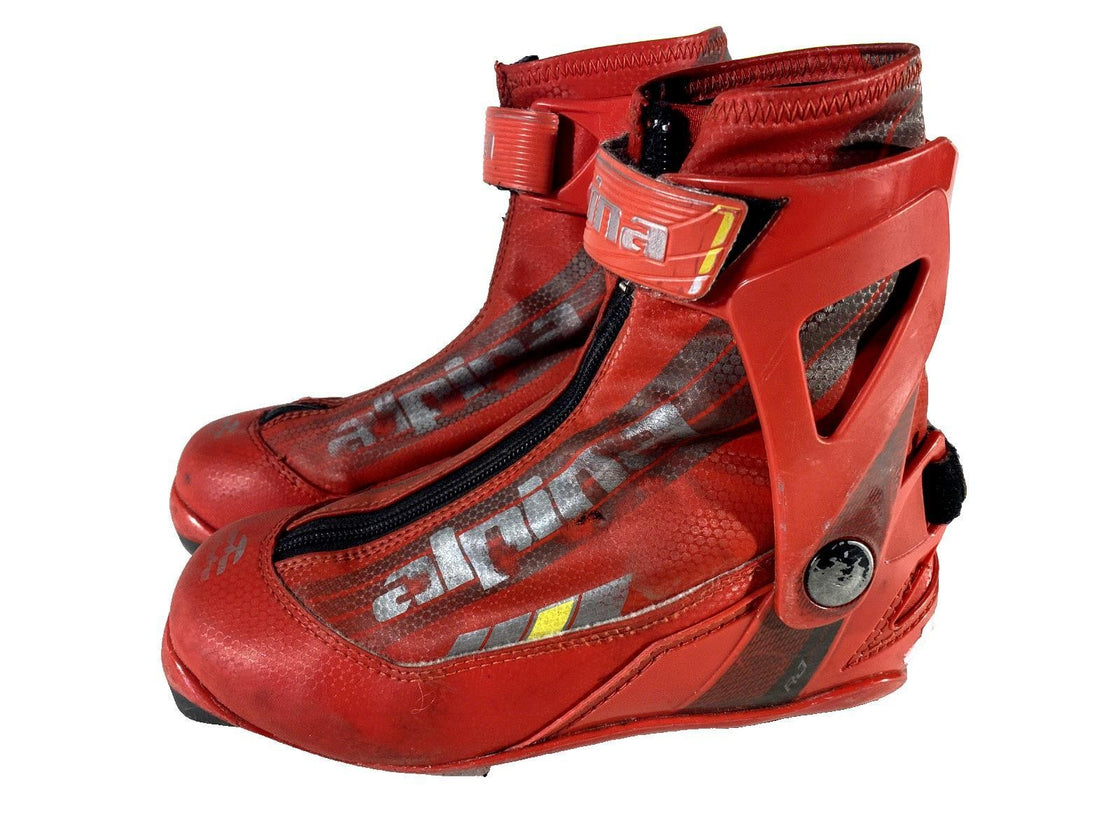 Alpina RJ Skate Racing Nordic Cross Country Ski Boots Size EU36 US4.5 NNN 3097