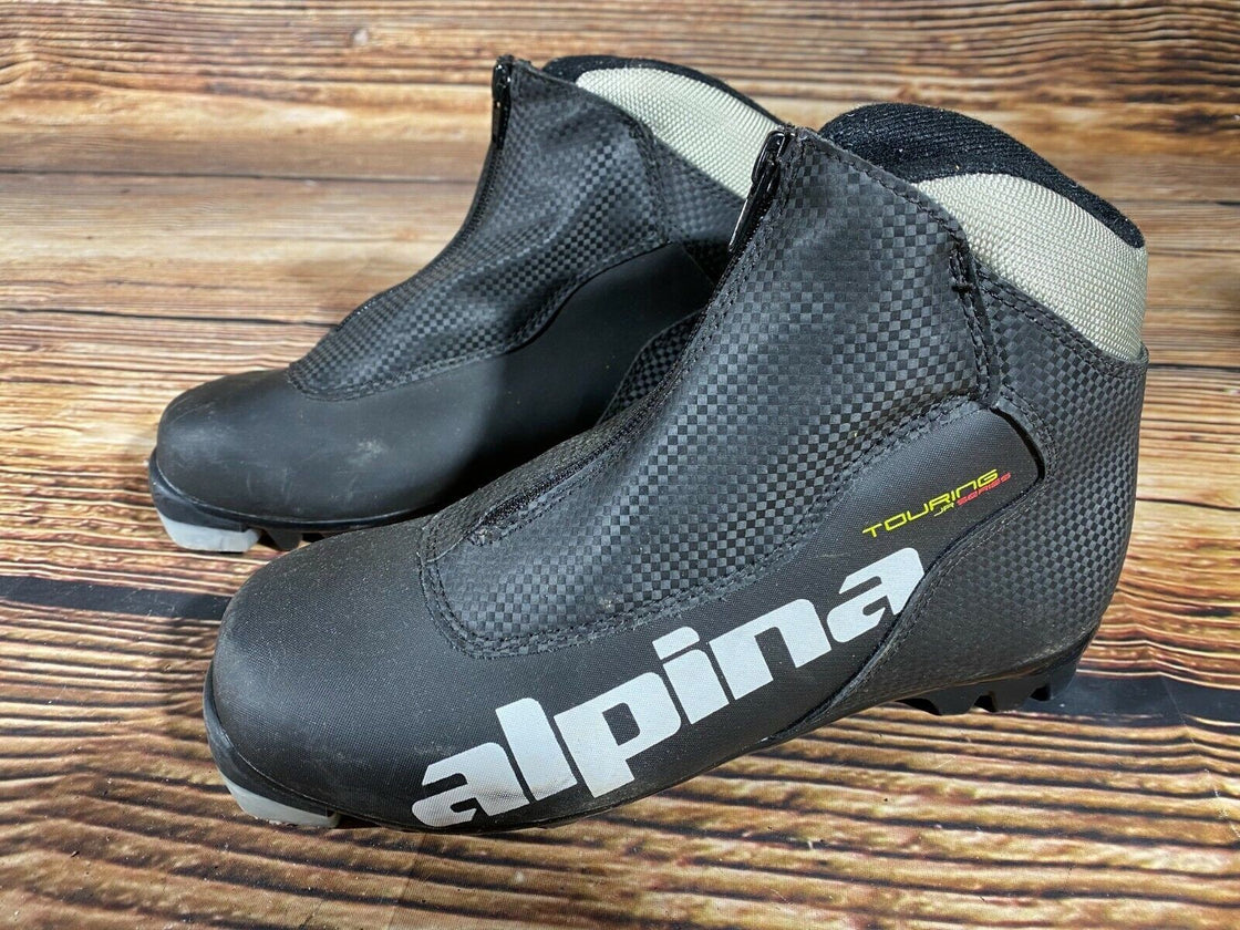 Alpina Touring JR Nordic Cross Country Ski Boots Size EU38 US6 NNN 3119