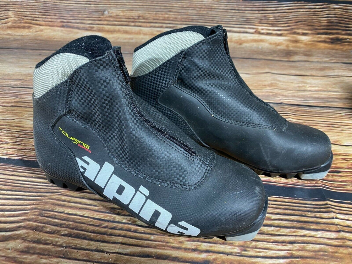 Alpina Touring JR Nordic Cross Country Ski Boots Size EU38 US6 NNN 3119
