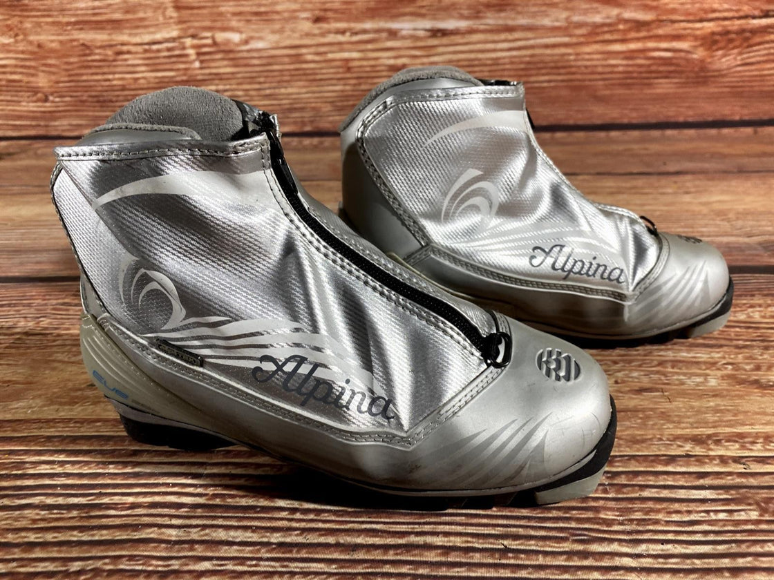 Alpina Eve28G Nordic Cross Country Ski Boots Size EU38 US6 for NNN 3139