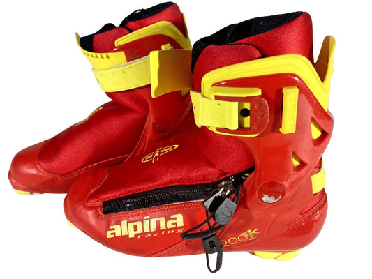 Alpina Racing 2002 Cross Country Ski Boots Classic NNN EU 39 US 7 Vintage 3126