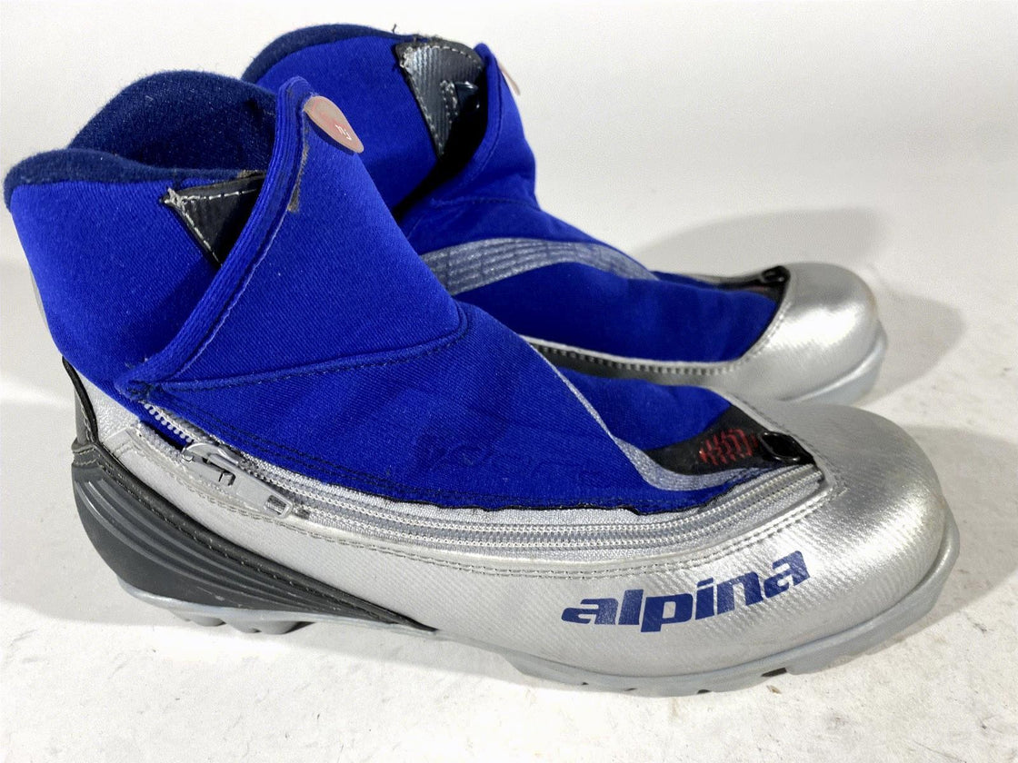Alpina ST11j Nordic Cross Country Ski Boots Size EU40 US7.5 for NNN 3158