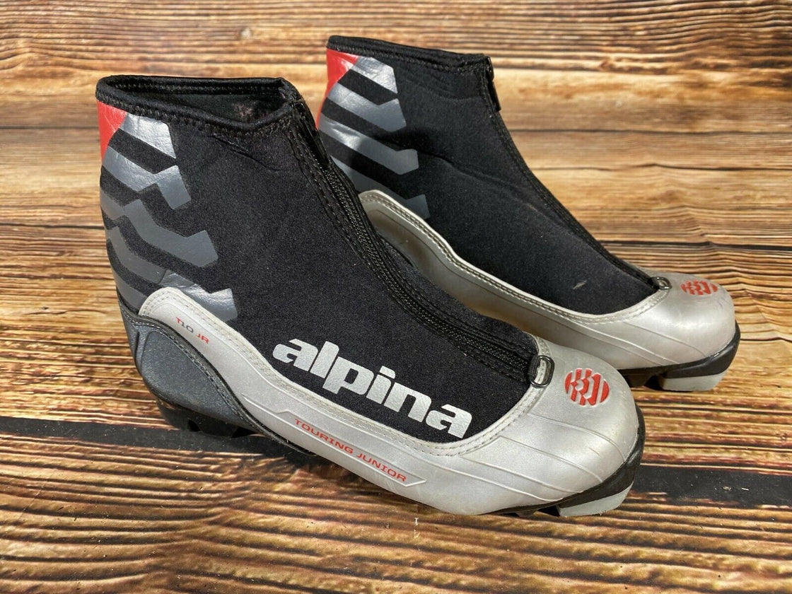 Alpina T10JR Nordic Cross Country Ski Boots Size EU36 US4.5 NNN 3171