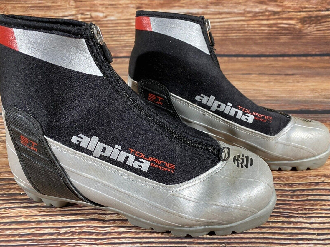 Alpina ST10jr Nordic Cross Country Ski Boots Size EU38 US6 for NNN 3173