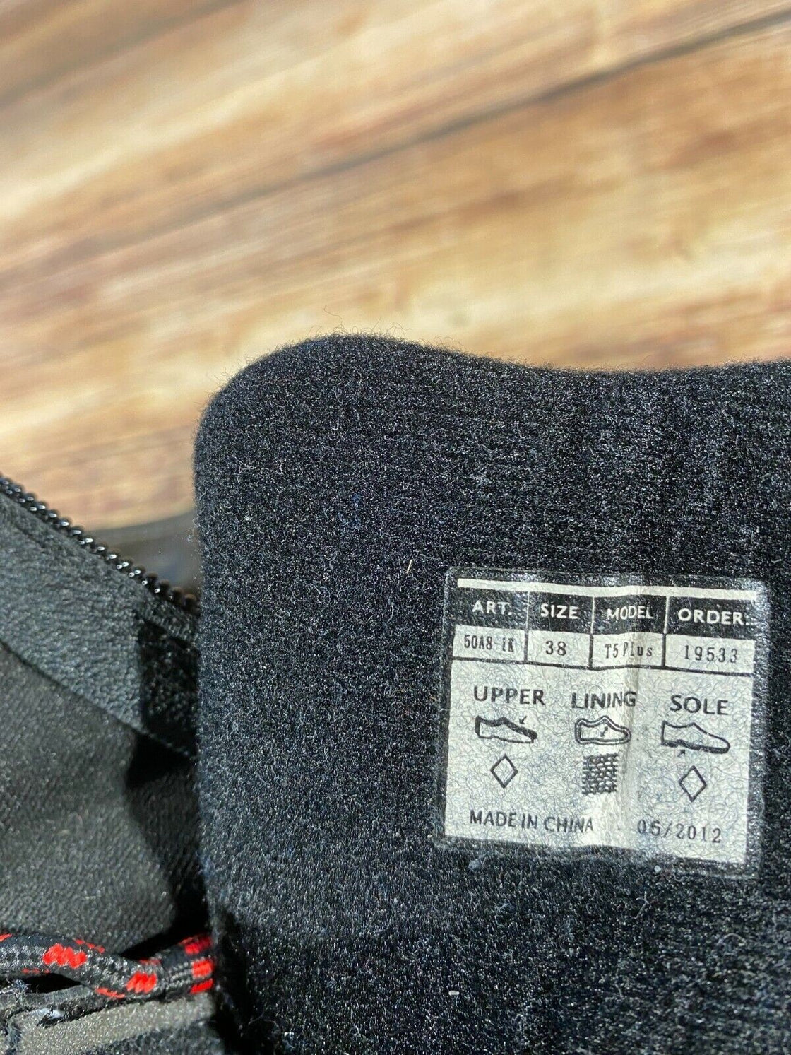 Alpina T5Plus Nordic Cross Country Ski Boots Size EU38 US6 NNN 3156