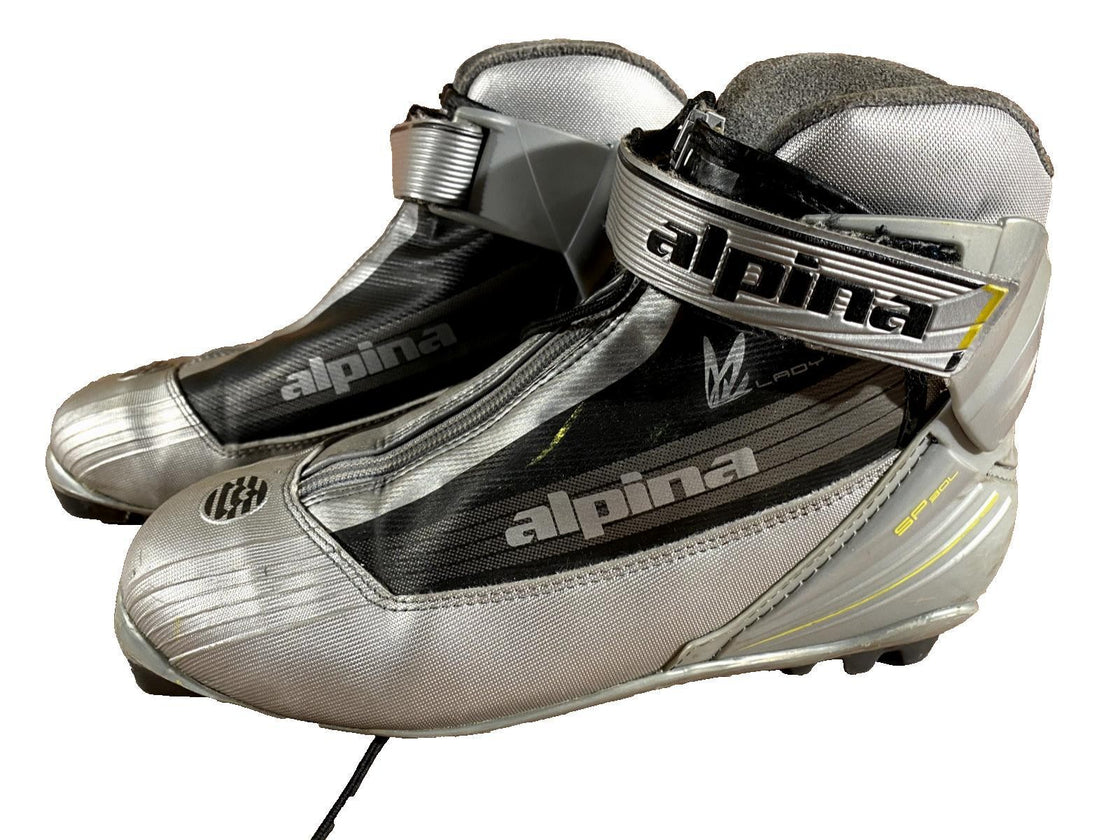 Alpina SP30L Nordic Cross Country Ski Boots Size EU40 US7.5 NNN 3177