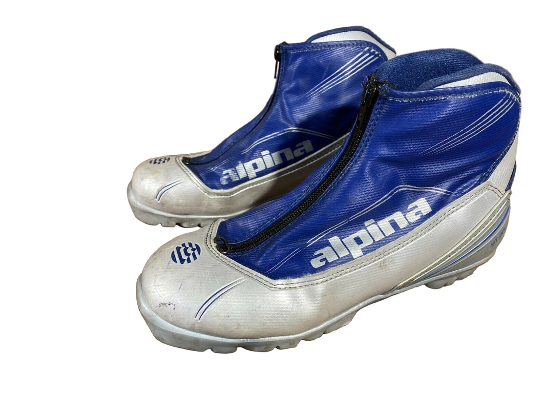 Alpina ST20JR Nordic Cross Country Ski Boots Size EU40 US7.5for NNN 3143