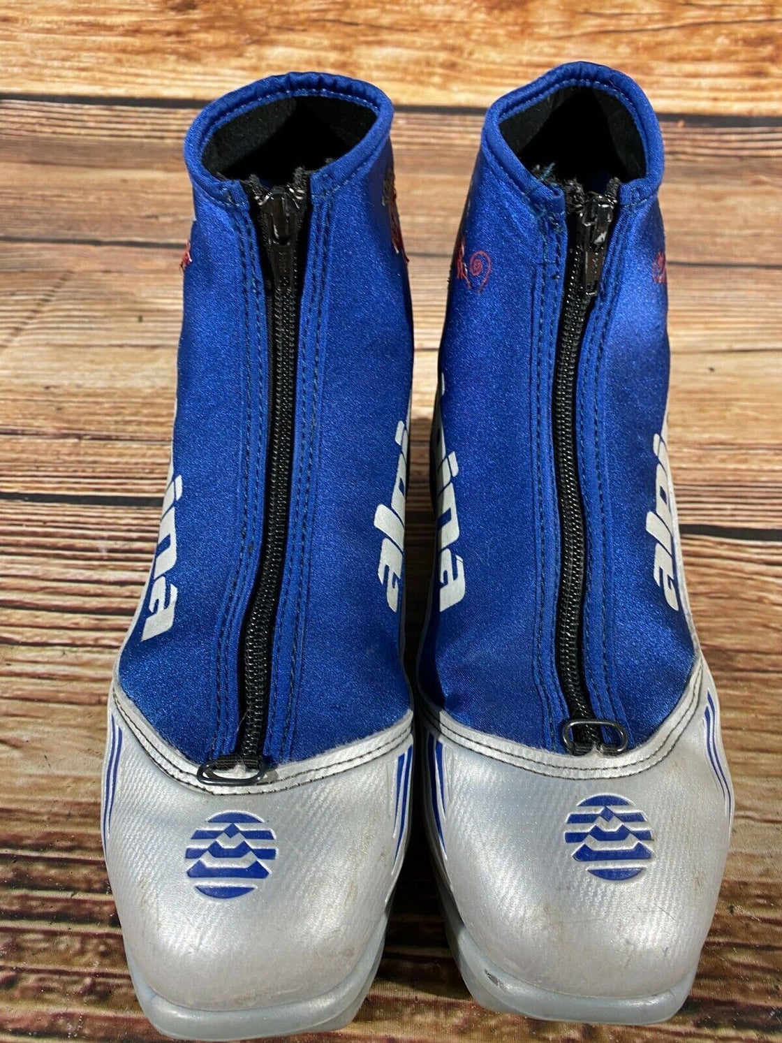 Alpina ST10L Nordic Cross Country Ski Boots Size EU39 US7 NNN bindings 3165