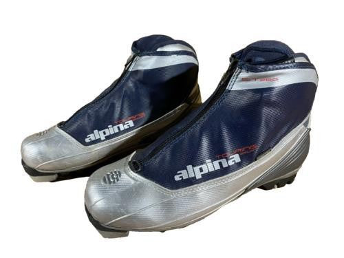 Alpina ST28G Nordic Cross Country Ski Boots Size EU40 US7.5 NNN bindings 3176