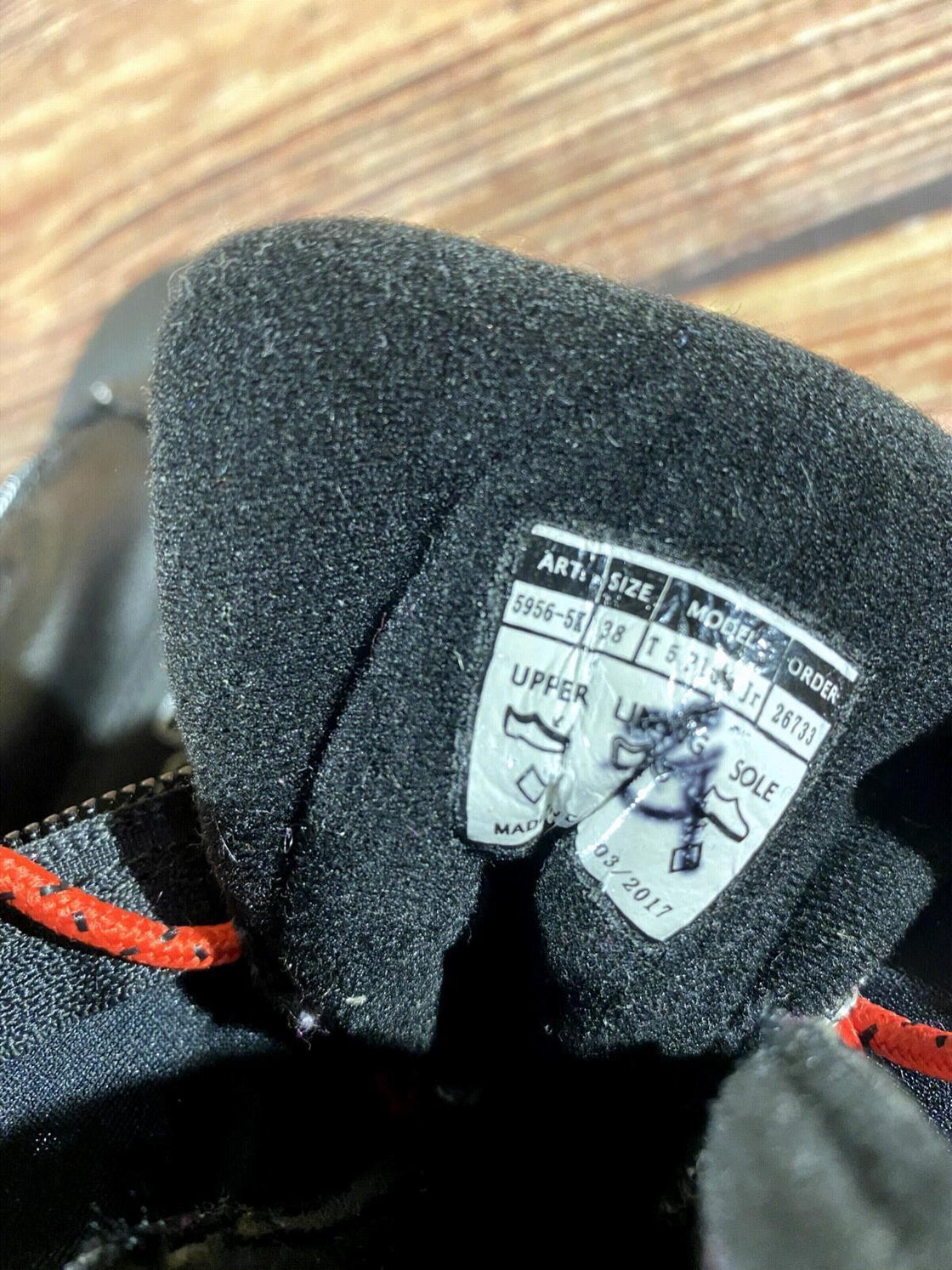 Alpina T5 Plus Nordic Cross Country Ski Boots Size EU38 US6 for NNN 3195