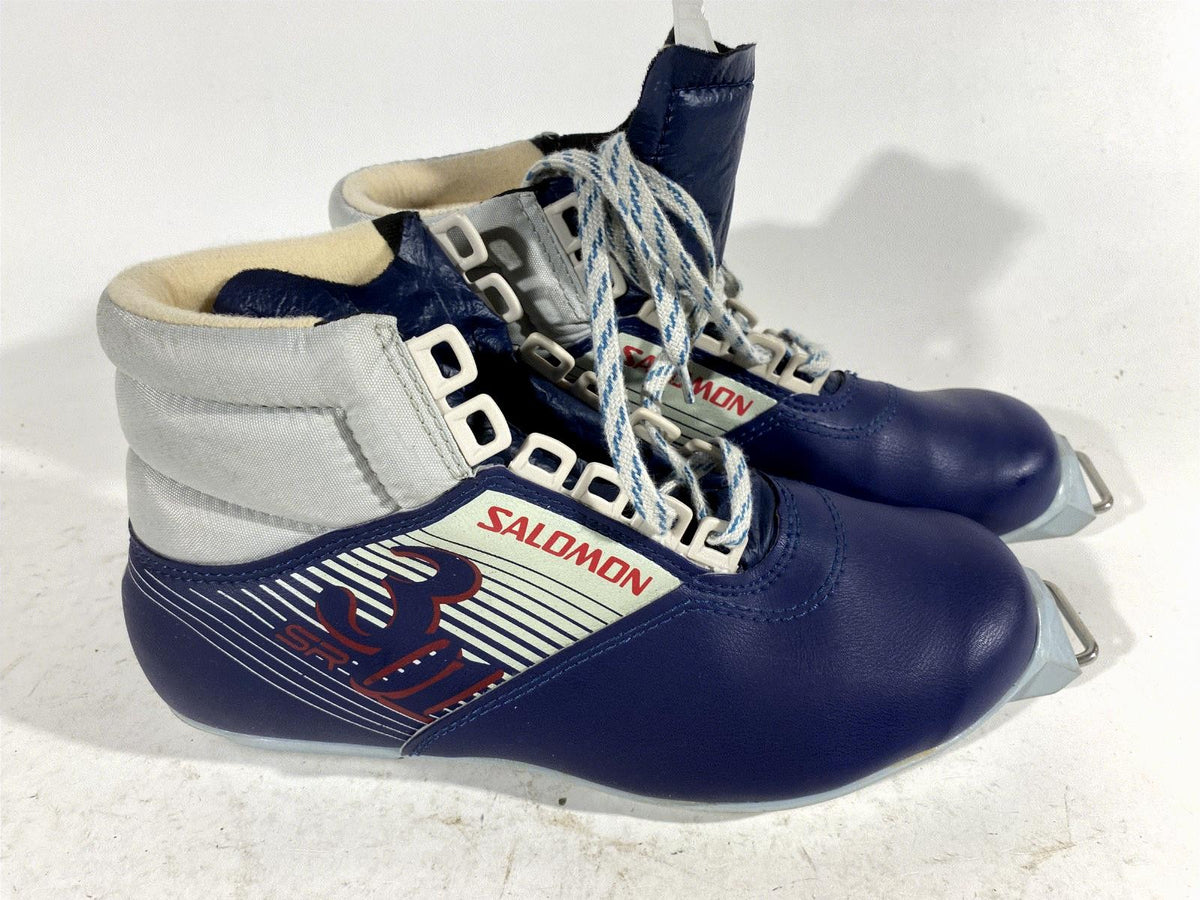 Salomon SR301 Cross Country Ski Boots Classic SNS Profil EU 41 US 8 Vintage 121