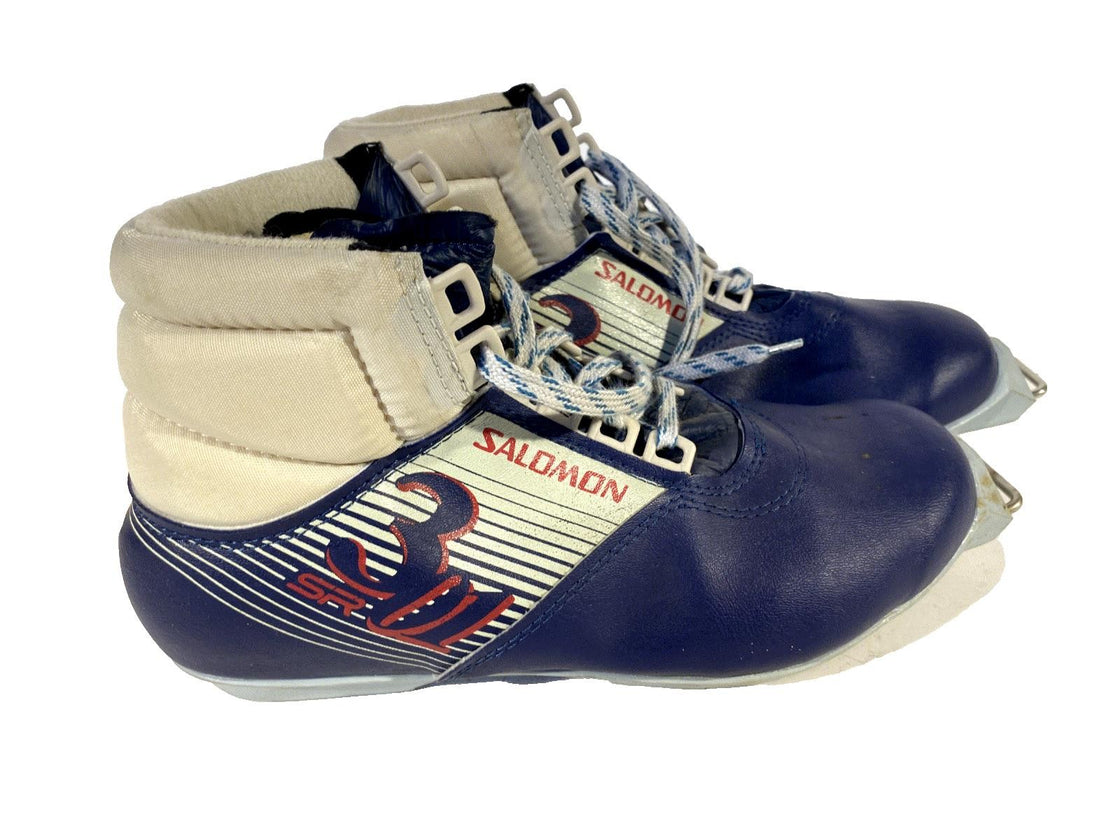 SALOMON SR301 Nordic Cross Country Ski Boots Size EU41 US8 SNS Old Profile 135