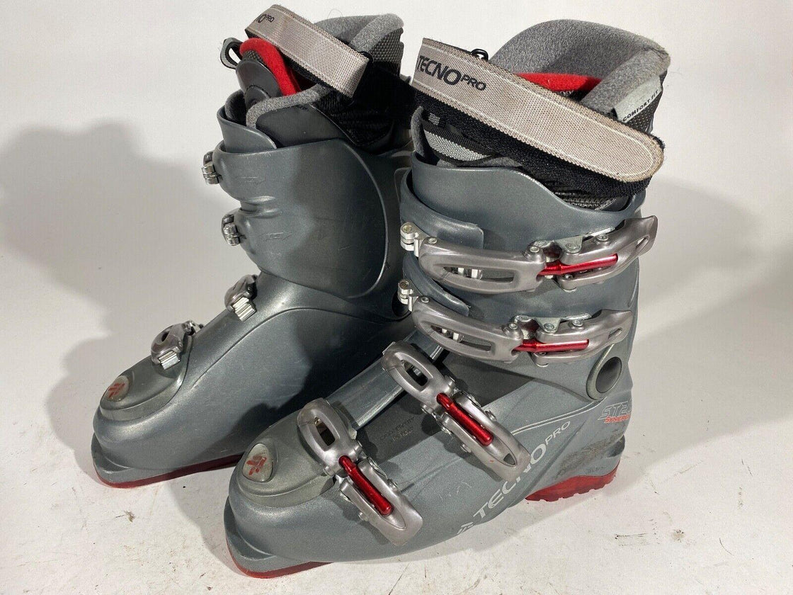 Tecno Alpine Ski Boots Downhill Boots Size Mondo 265 mm, Outer Sole 303 mm DH124