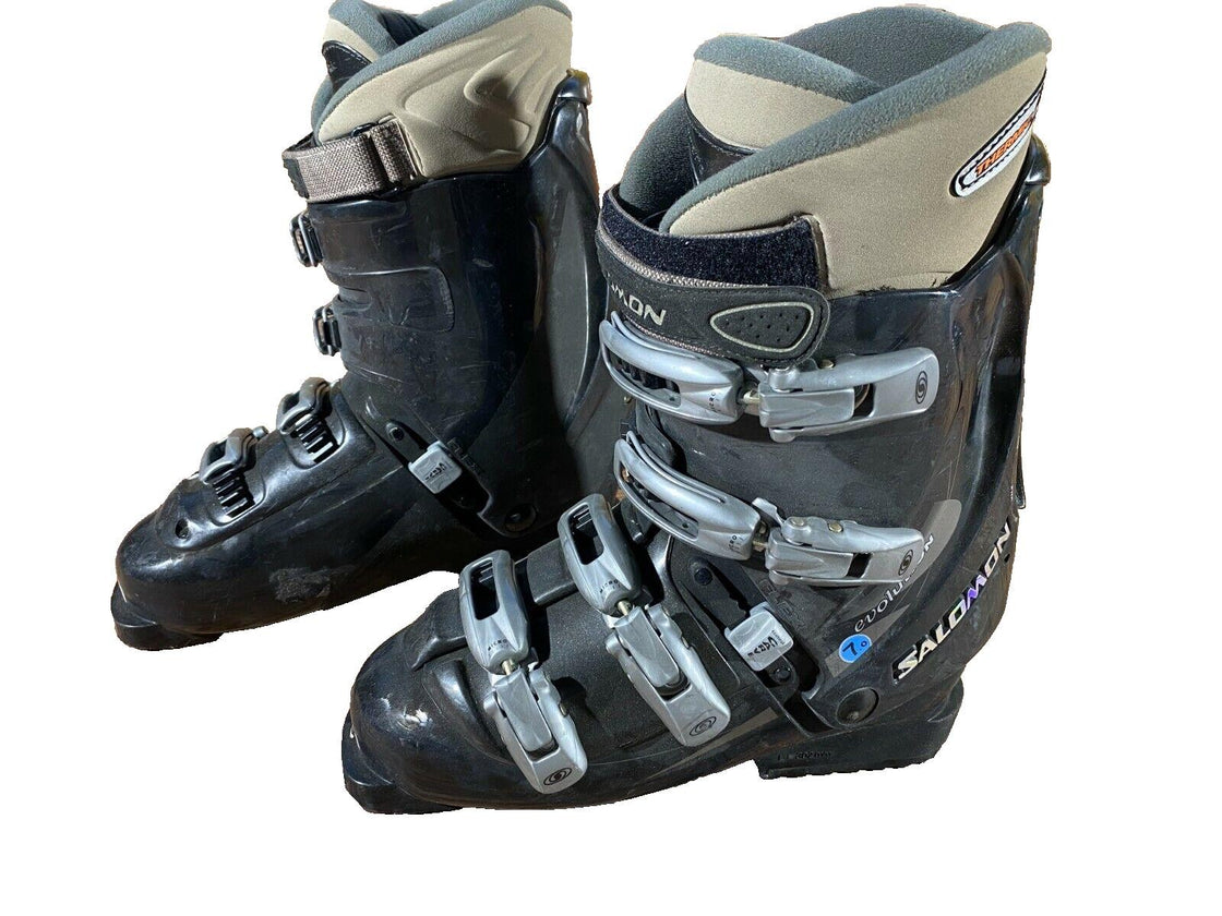 SALOMON Alpine Ski Boots Size Mondo 260 mm, Outer Sole 307 mm DH134