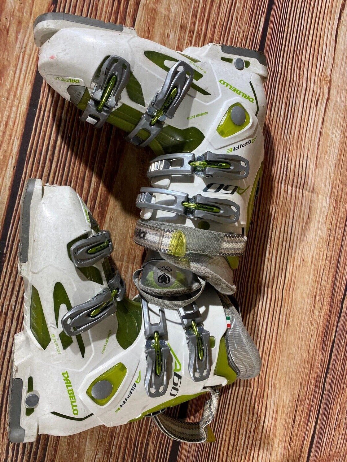 DALBELLO Alpine Ski Boots Downhill Size Mondo 262 mm, Outer Sole 308 mm DH187