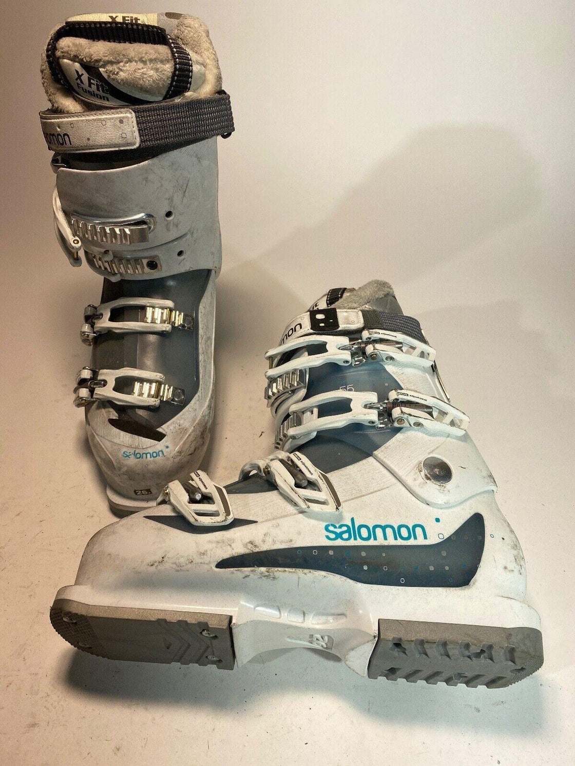 SALOMON Alpine Ski Boots Downhill Ladies Mondo 262 mm Outer Sole 307 mm DH99