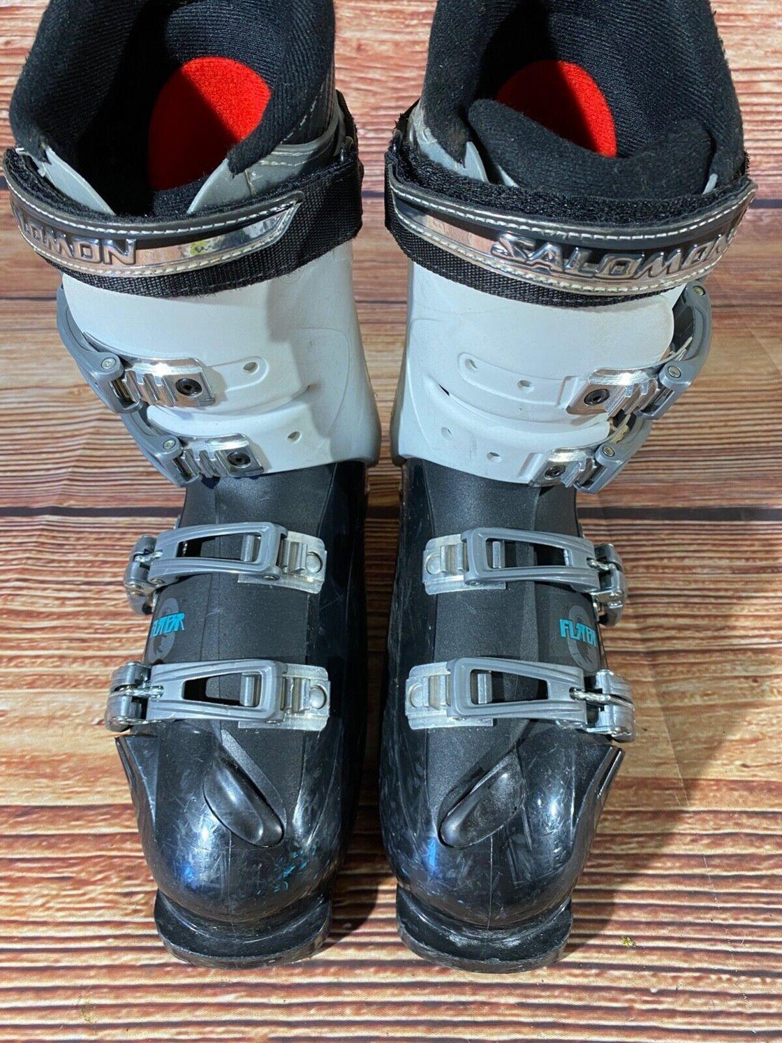 SALOMON Alpine Ski Boots Downhill Ladies Mondo 252 mm Outer Sole 295 mm DH121