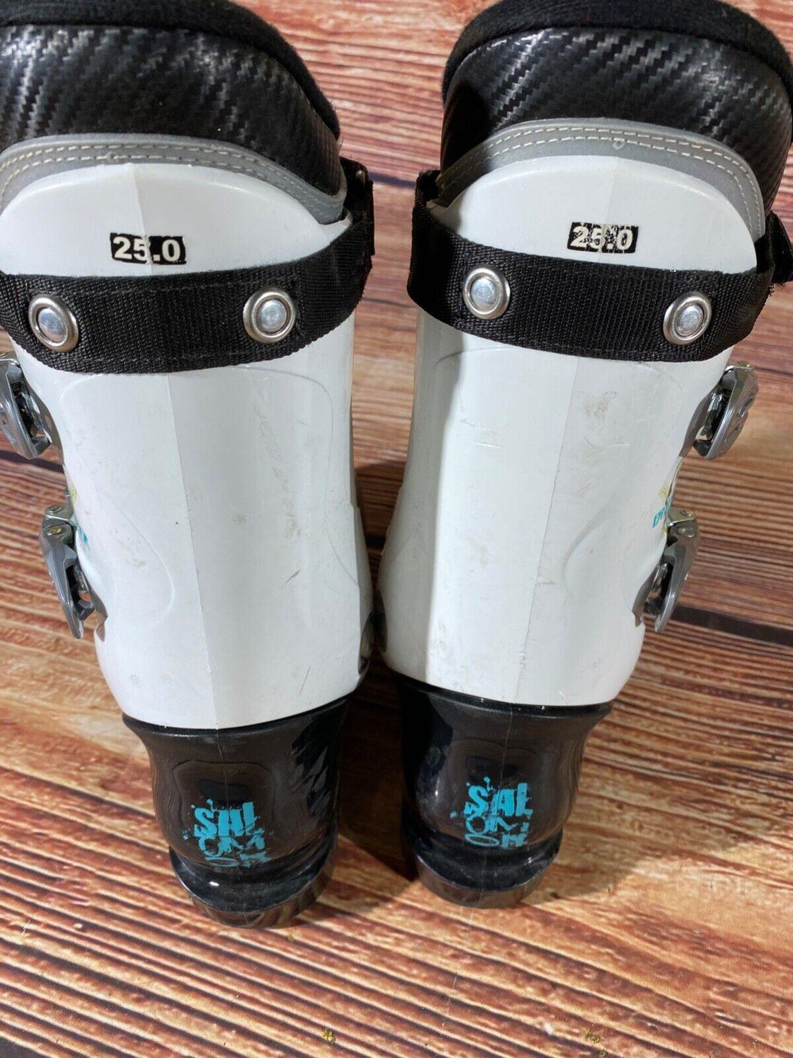 SALOMON Alpine Ski Boots Downhill Ladies Mondo 252 mm Outer Sole 295 mm DH121