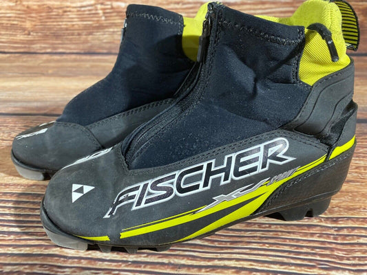 Fischer XJ Sprint Cross Country Ski Boots Classic NNN EU 35 US 3.5 Kids F-565