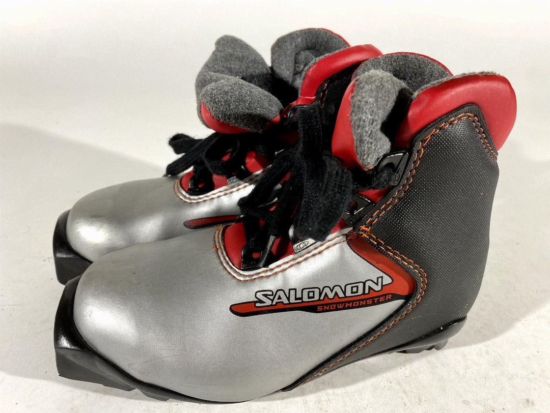 Salomon Kids Nordic Cross Country Ski Boots Size EU30.5 US12K SNS Profil S139