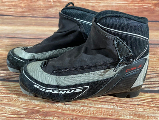 Madshus CT100 Cross Country Ski Boots Classic NNN EU 34 US 2 Kids 215mm M205