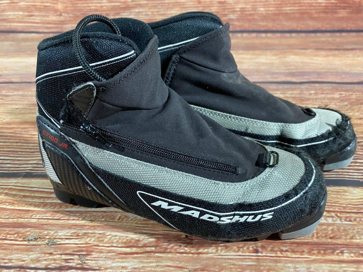 Madshus CT100 Cross Country Ski Boots Classic NNN EU 34 US 2 Kids 215mm M205