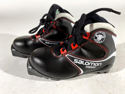 Salomon Cross Country Ski Boots Classic SNS Profil EU 30 US 12 Kids 200mm S126