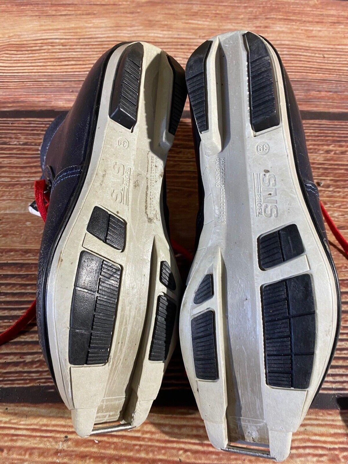 Salomon Leather Nordic Cross Country Ski Boots Size EU39 US7 SNS Profil 2388