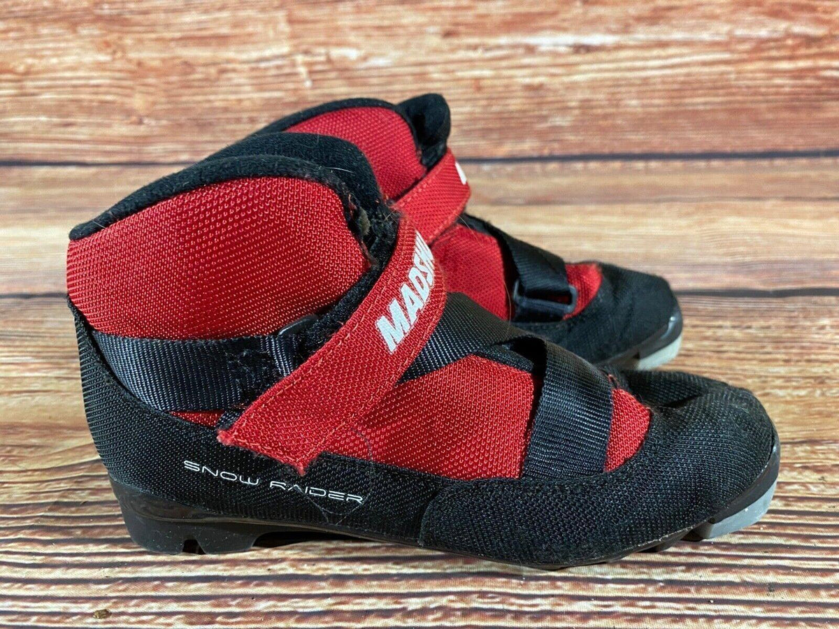 Madshus Snow Rider Cross Country Ski Boots Classic NNN EU 34 US 3 Kids M334