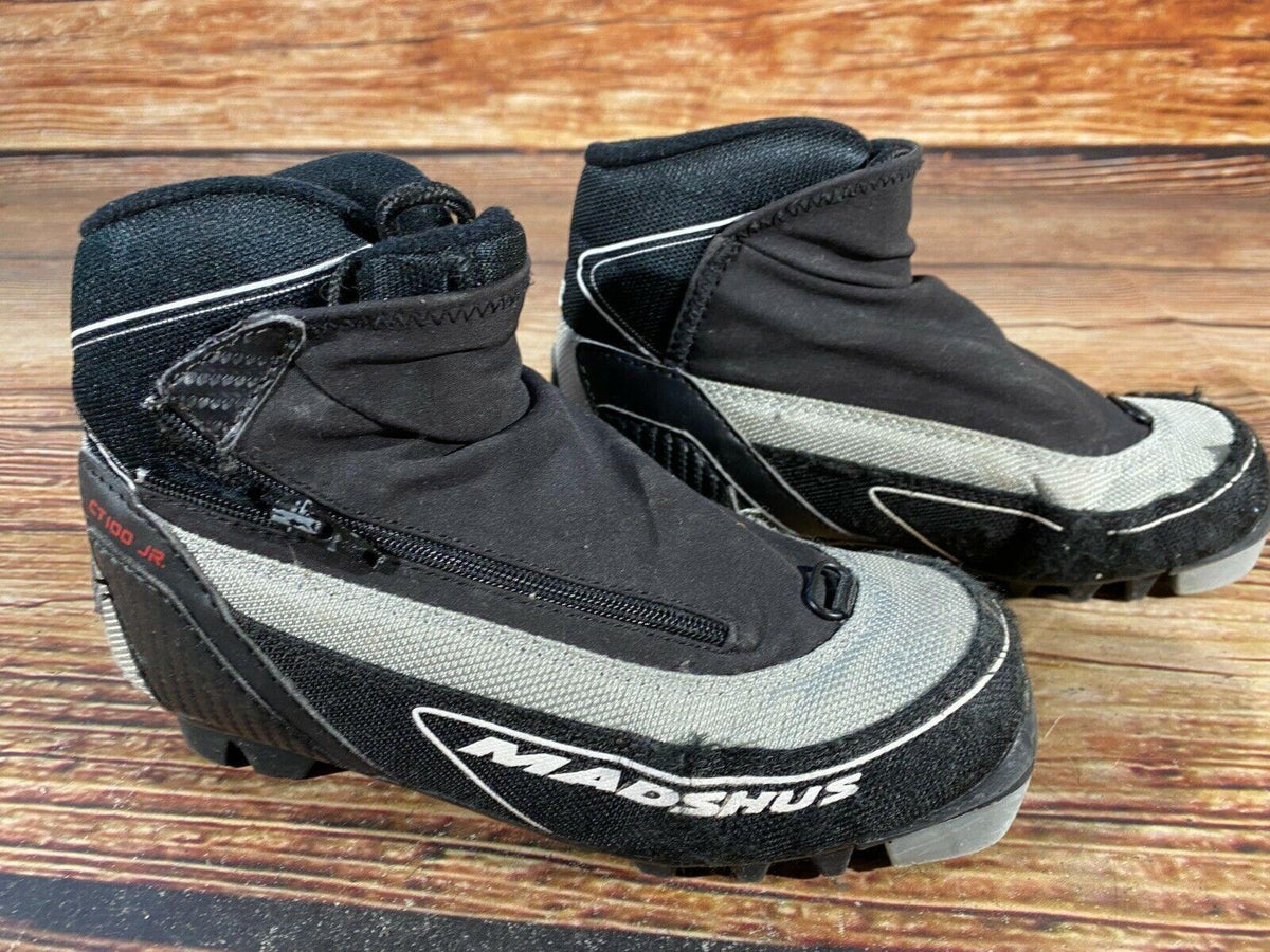 Madshus CT100 Cross Country Ski Boots Classic NNN EU 33 US 2 Kids 218mm 2757