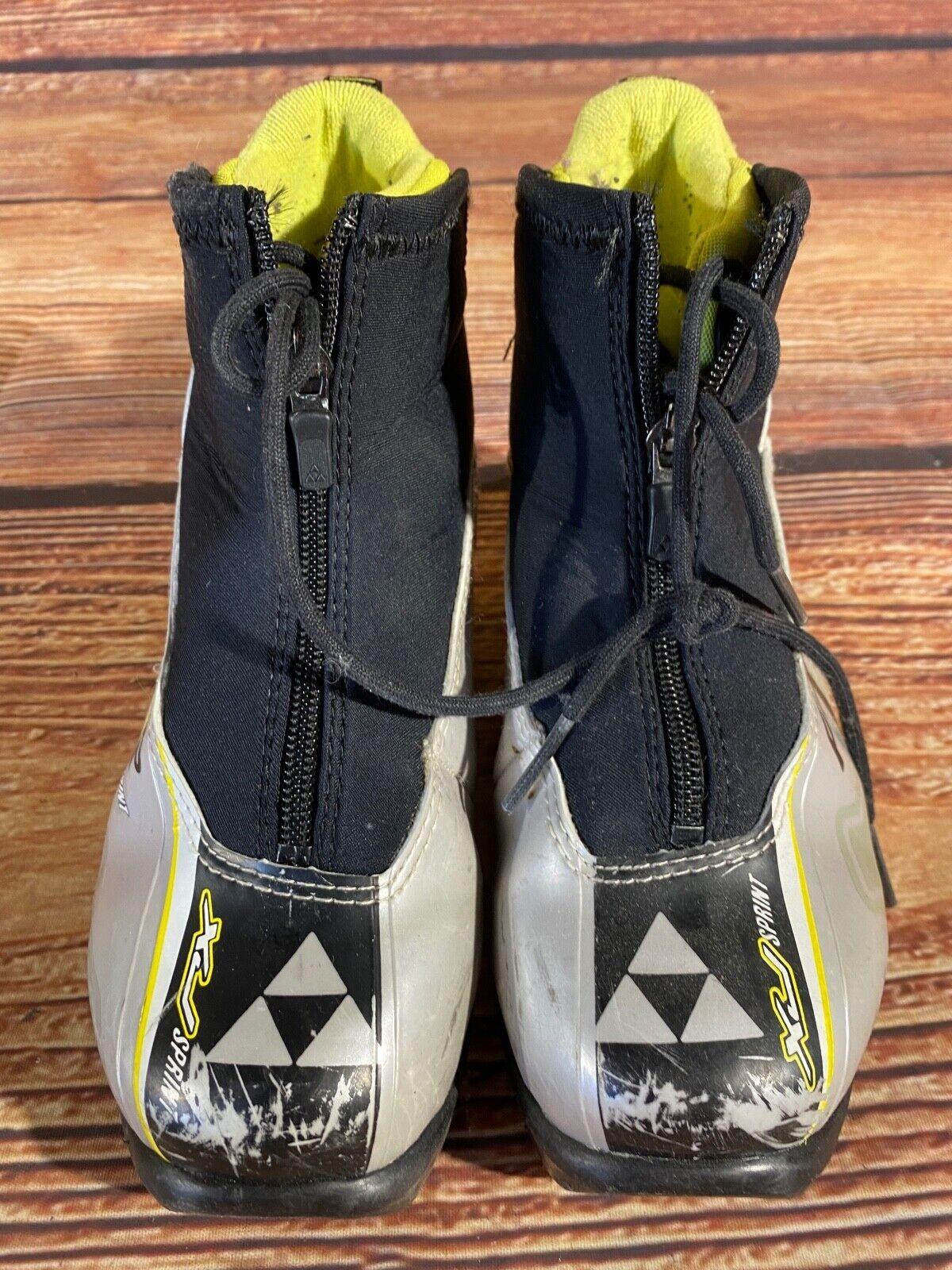 Fischer XJ Sprint Cross Country Ski Boots Classic NNN EU 35 US 3.5 Kids F-623