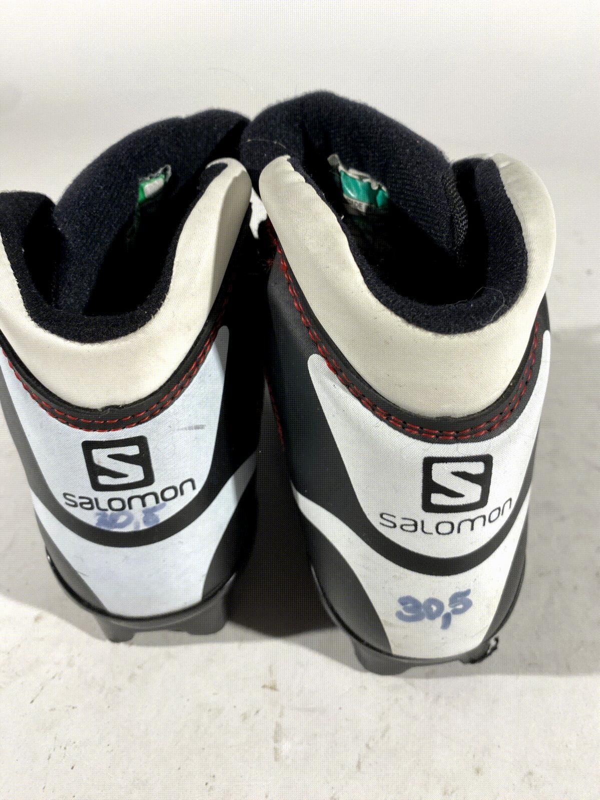Salomon Cross Country Ski Boots Classic SNS Profil EU 30 US 12 Kids 185mm S114