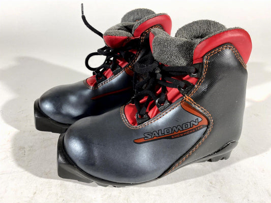 Salomon Cross Country Ski Boots Classic SNS Profil EU 30 US 12 Kids 200mm S124