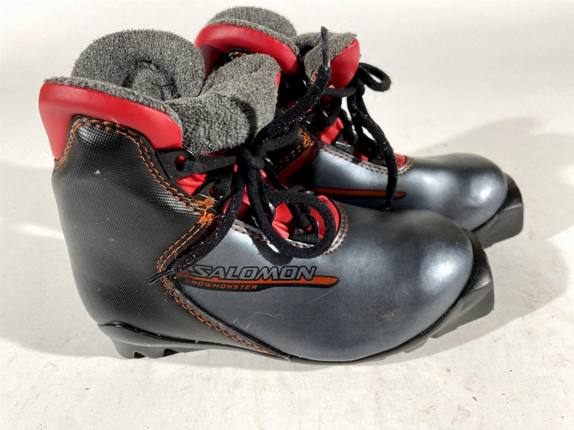 Salomon Kids Nordic Cross Country Ski Boots Size EU30.5 US12K SNS Profil S124