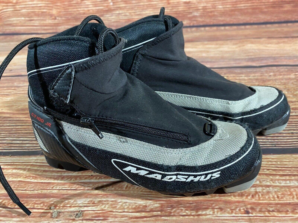Madshus CT100 Cross Country Ski Boots Classic NNN EU 34 US 2 Kids 215mm M206