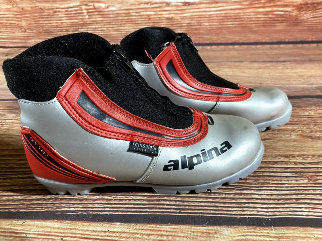 Alpina ST10jr Nordic Cross Country Ski Boots Size EU37 US5.5 for NNN 3175