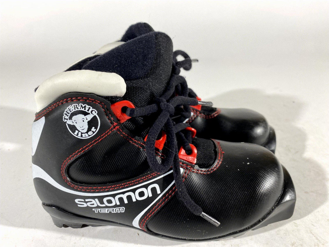 Salomon Kids Nordic Cross Country Ski Boots Size EU29 US11K SNS Profil S113
