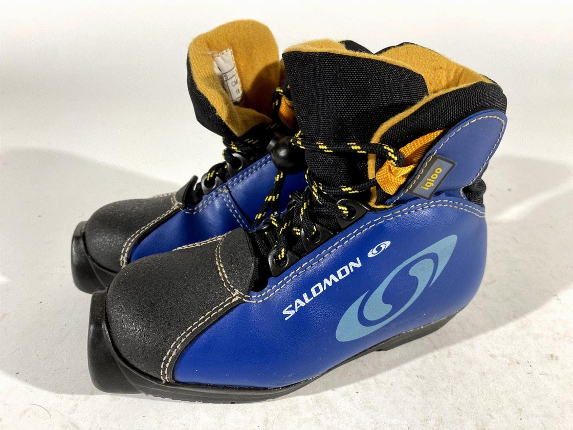 Salomon Kids Nordic Cross Country Ski Boots Size EU29 US11 SNS Profil S142