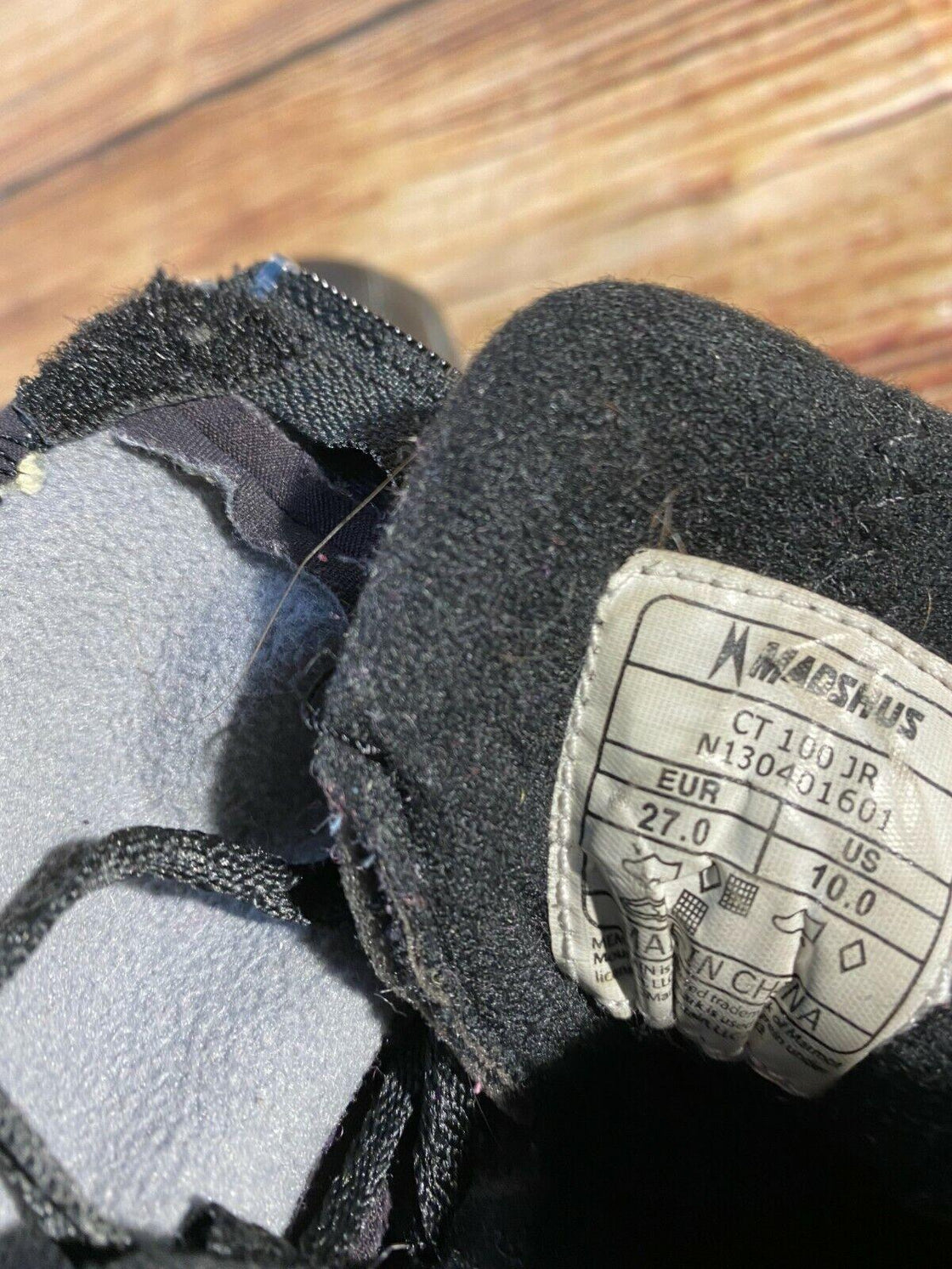 Madshus CT100 jr Cross Country Ski Boots Size EU27 US10 for NNN M-15