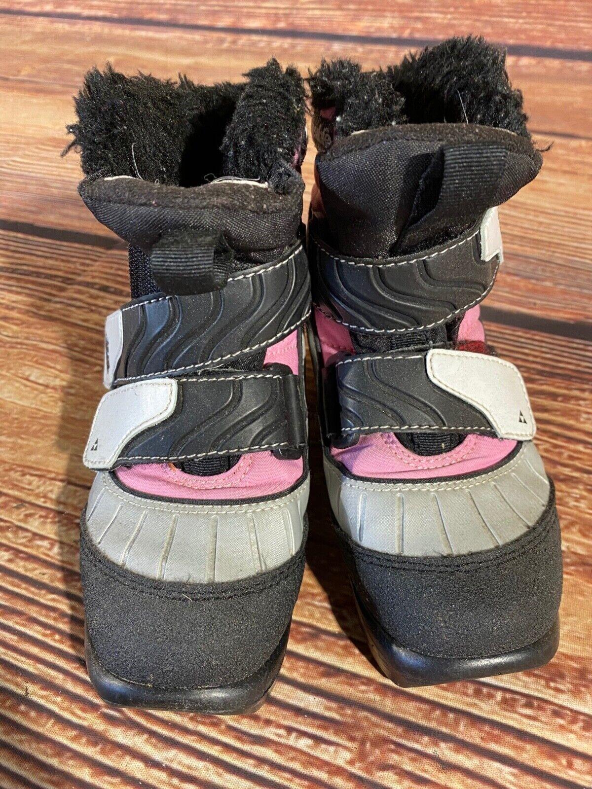 Fischer Snowstar Cross Country Ski Boots Classic NNN EU 29 US 11.5 Kids F-638