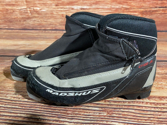 Madshus CT100jr Cross Country Ski Boots Classic NNN EU 35 US 3 Kids 230mm M305