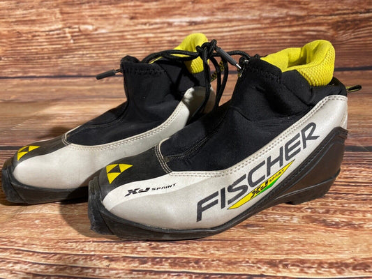 Fischer XJ Sprint Cross Country Ski Boots Classic SNS Profil EU 36 US 4.5 F-588