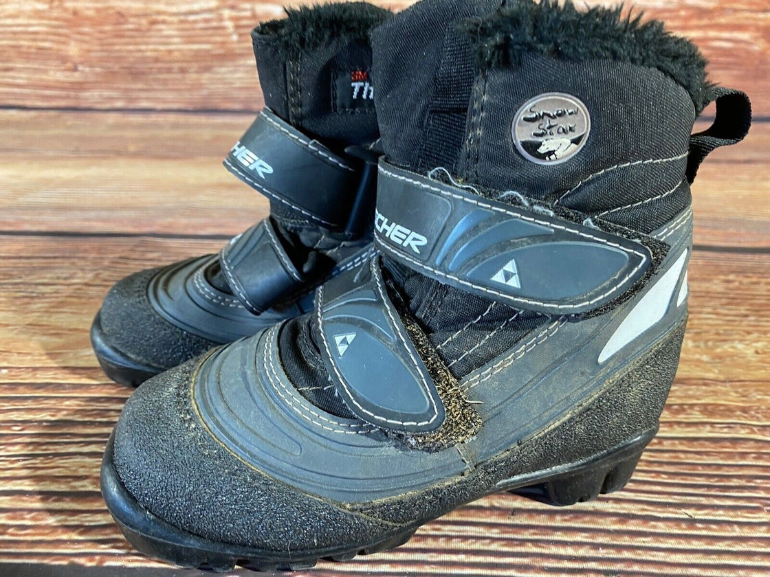 Fischer Snowstar Nordic Cross Country Ski Boots Kids Size EU29 US11 NNN F-640