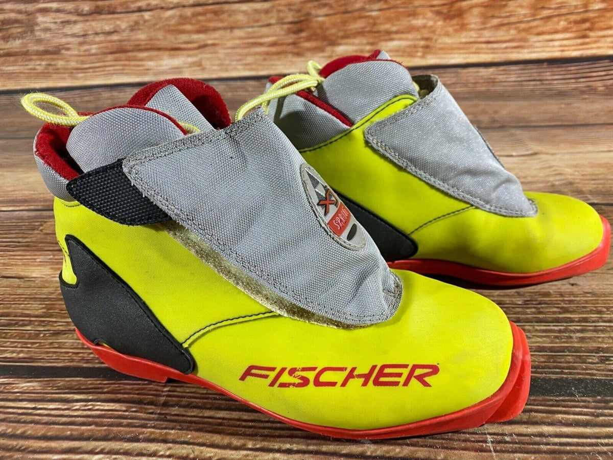 Fischer XJ Sprint Cross Country Ski Boots Classic SNS Profil EU 38 US 6 1186