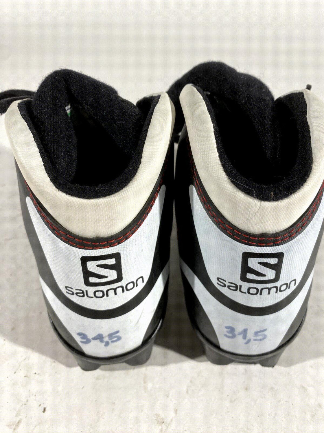Salomon Kids Nordic Cross Country Ski Boots Size EU31.5 US13K SNS Profil S136