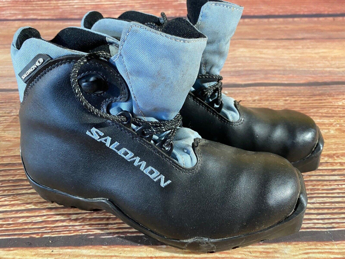 Salomon Nordic Cross Country Ski Boots Size EU38 US6.5 SNS Profil 2421