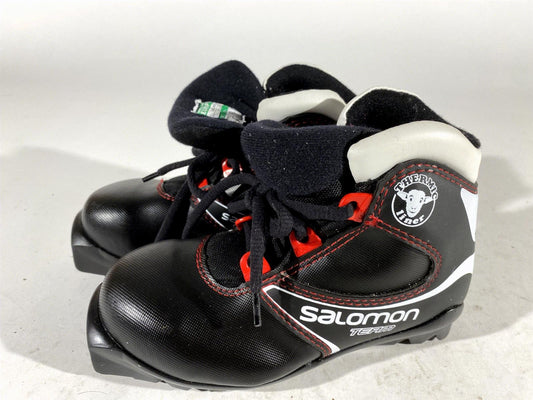 Salomon Cross Country Ski Boots Classic SNS Profil EU 30 US 12 Kids 200mm S133