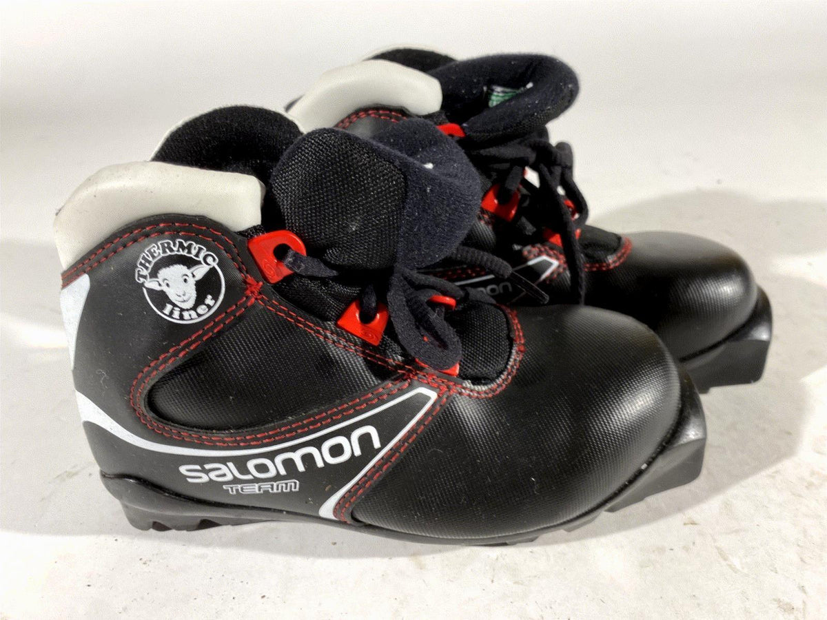 Salomon Cross Country Ski Boots Classic SNS Profil EU 30 US 12 Kids 200mm S133